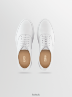 Shoes UK KOIO Men Portofino Triple White 2XJF6H60 - Image 3