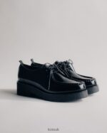 Shoes UK KOIO Women Siena Glossed Black 2XJF6H218 - Image 2